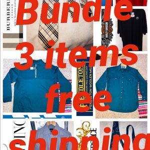 Bundle any 3 items receive free shipping today